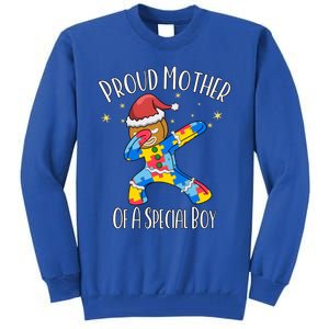 Autistic Dabbing Happy Gingerbread Christmas Autism Great Gift Tall Sweatshirt