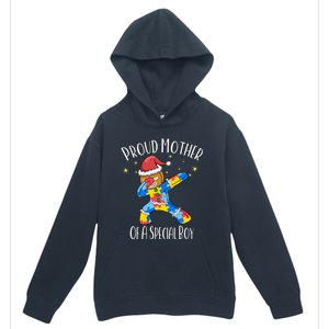 Autistic Dabbing Happy Gingerbread Christmas Autism Great Gift Urban Pullover Hoodie