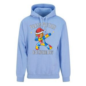 Autistic Dabbing Happy Gingerbread Christmas Autism Great Gift Unisex Surf Hoodie