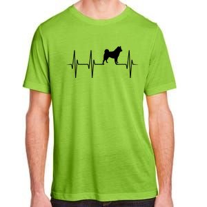 Akita Dog Heartbeat Dog Lover Gift Adult ChromaSoft Performance T-Shirt