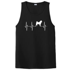 Akita Dog Heartbeat Dog Lover Gift PosiCharge Competitor Tank