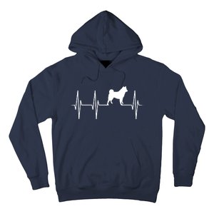 Akita Dog Heartbeat Dog Lover Gift Hoodie