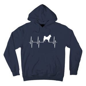 Akita Dog Heartbeat Dog Lover Gift Tall Hoodie