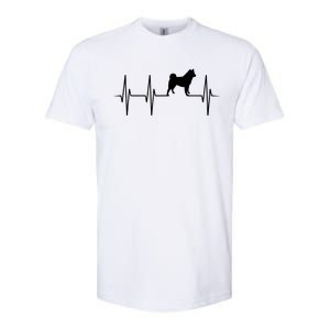 Akita Dog Heartbeat Dog Lover Gift Softstyle CVC T-Shirt