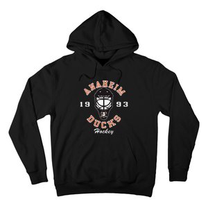 A.N.A.H.E.I.M Ducks Hockey Mask Black Hoodie