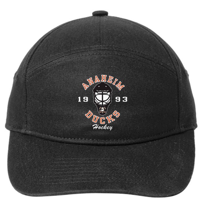 A.N.A.H.E.I.M Ducks Hockey Mask Black 7-Panel Snapback Hat