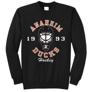 A.N.A.H.E.I.M Ducks Hockey Mask Black Tall Sweatshirt