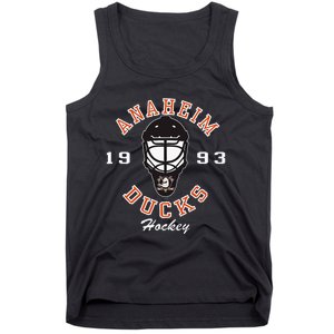 A.N.A.H.E.I.M Ducks Hockey Mask Black Tank Top