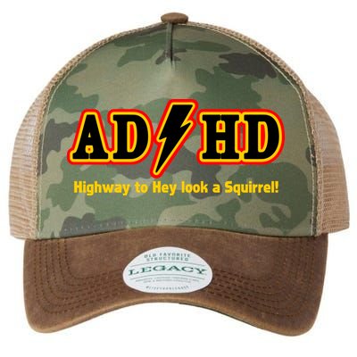 ADHD Highway To Squirrel Legacy Tie Dye Trucker Hat