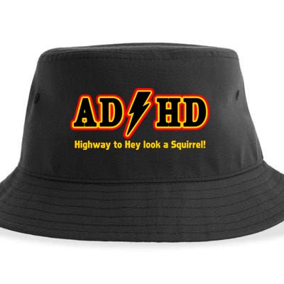 ADHD Highway To Squirrel Sustainable Bucket Hat