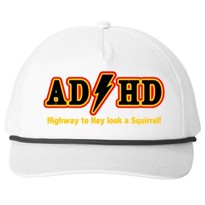 ADHD Highway To Squirrel Snapback Five-Panel Rope Hat