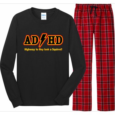 ADHD Highway To Squirrel Long Sleeve Pajama Set