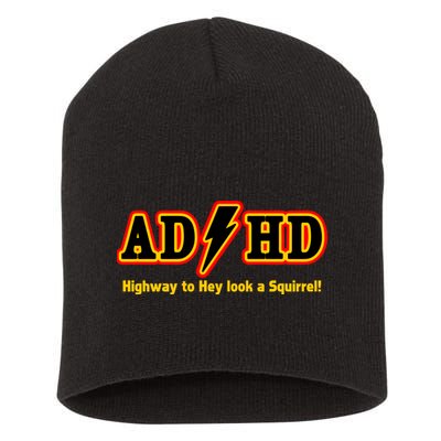 ADHD Highway To Squirrel Short Acrylic Beanie