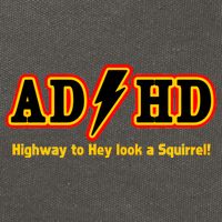 ADHD Highway To Squirrel Cotton Canvas Backpack