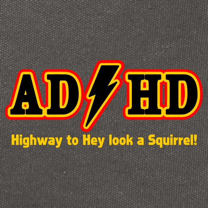 ADHD Highway To Squirrel Cotton Canvas Backpack