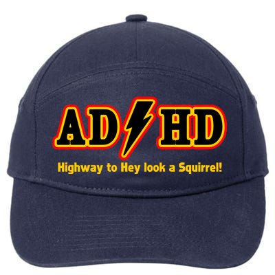 ADHD Highway To Squirrel 7-Panel Snapback Hat