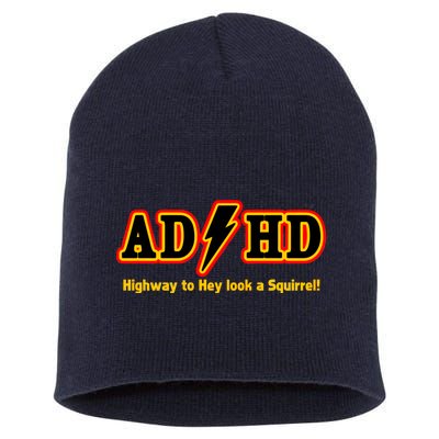 ADHD Highway To Squirrel Short Acrylic Beanie