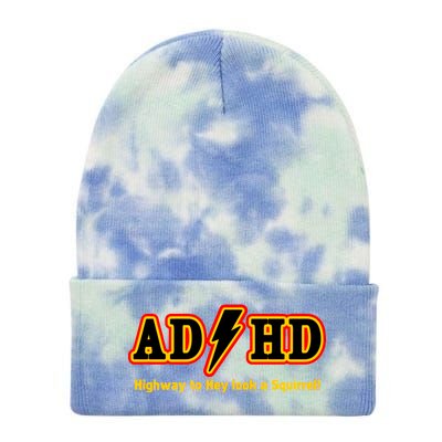 ADHD Highway To Squirrel Tie Dye 12in Knit Beanie