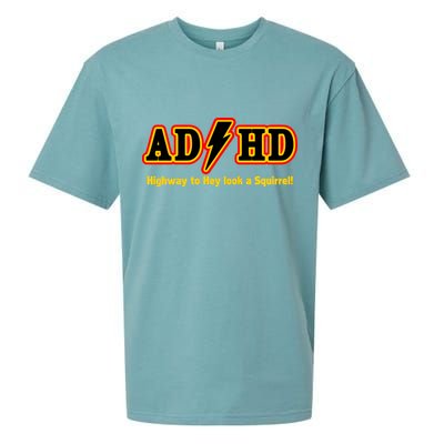 ADHD Highway To Squirrel Sueded Cloud Jersey T-Shirt