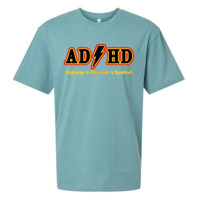 ADHD Highway To Squirrel Sueded Cloud Jersey T-Shirt