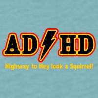 ADHD Highway To Squirrel Sueded Cloud Jersey T-Shirt