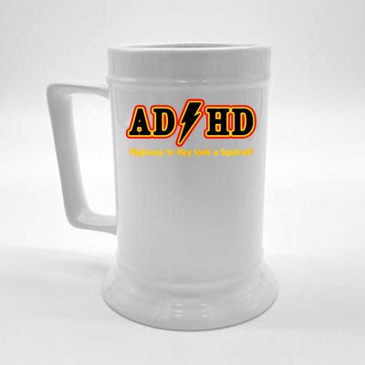 ADHD Highway To Squirrel Beer Stein