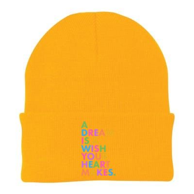 A Dream Is A Wish Your Heart Makes Knit Cap Winter Beanie