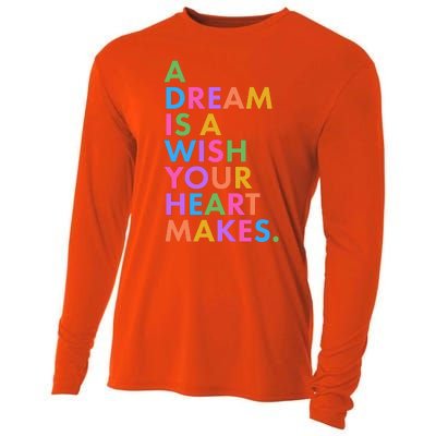 A Dream Is A Wish Your Heart Makes Cooling Performance Long Sleeve Crew