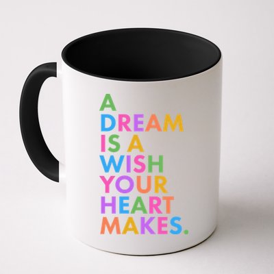 A Dream Is A Wish Your Heart Makes Mug