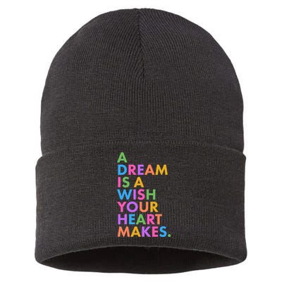 A Dream Is A Wish Your Heart Makes Sustainable Knit Beanie