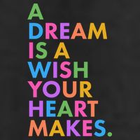 A Dream Is A Wish Your Heart Makes Golf Towel