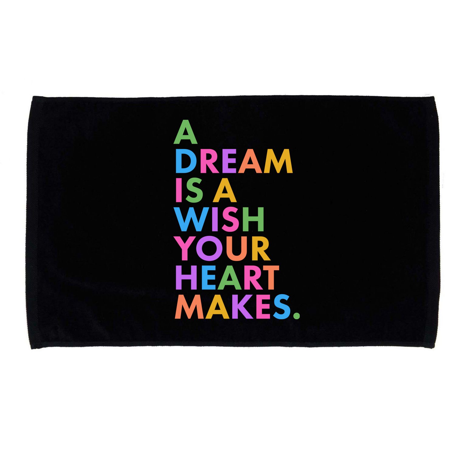A Dream Is A Wish Your Heart Makes Microfiber Hand Towel