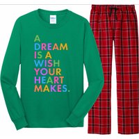 A Dream Is A Wish Your Heart Makes Long Sleeve Pajama Set