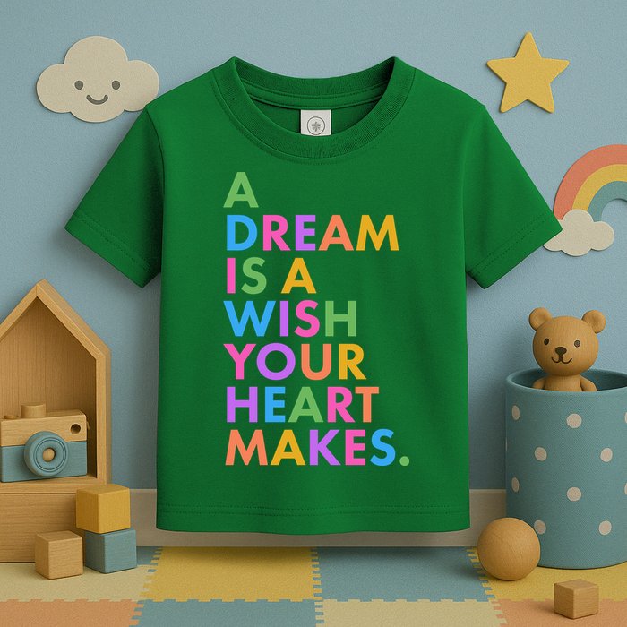 A Dream Is A Wish Your Heart Makes Toddler T-Shirt