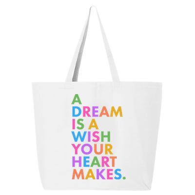 A Dream Is A Wish Your Heart Makes 25L Jumbo Tote