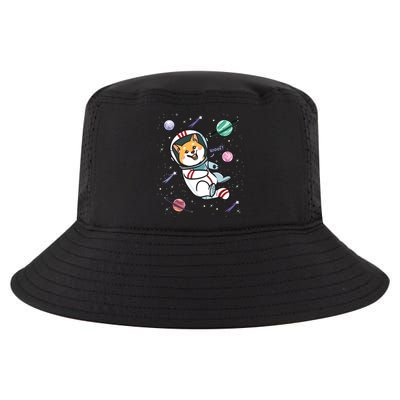 Astronaut Dog In Space Shiba Inu Akita Boy Girl Cosmonaut Cool Comfort Performance Bucket Hat