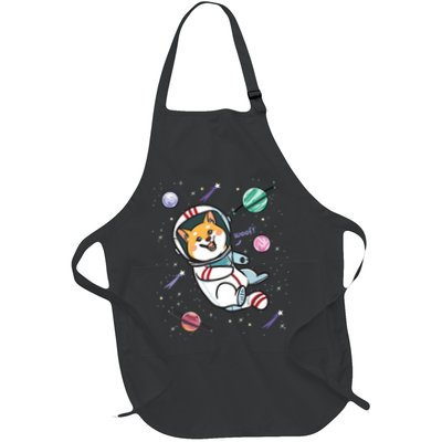 Astronaut Dog In Space Shiba Inu Akita Boy Girl Cosmonaut Apron