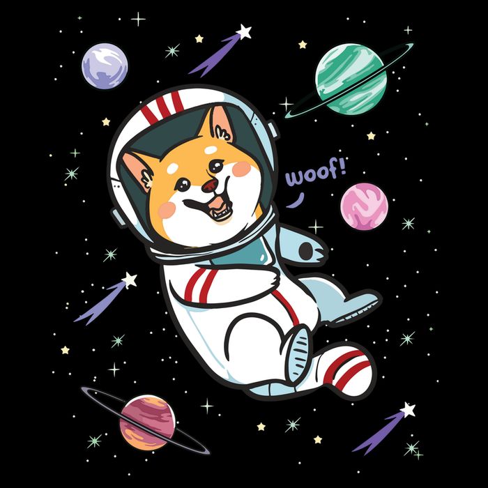 Astronaut Dog In Space Shiba Inu Akita Boy Girl Cosmonaut Impact Tech Backpack