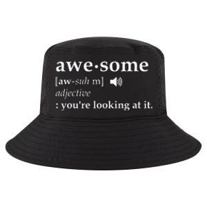 Awesome Definition Im Awesome Funny Cool Comfort Performance Bucket Hat