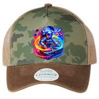 Astronaut Dj In Space Music Edm Legacy Tie Dye Trucker Hat