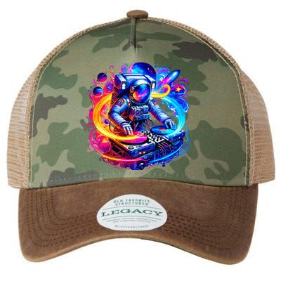 Astronaut Dj In Space Music Edm Legacy Tie Dye Trucker Hat