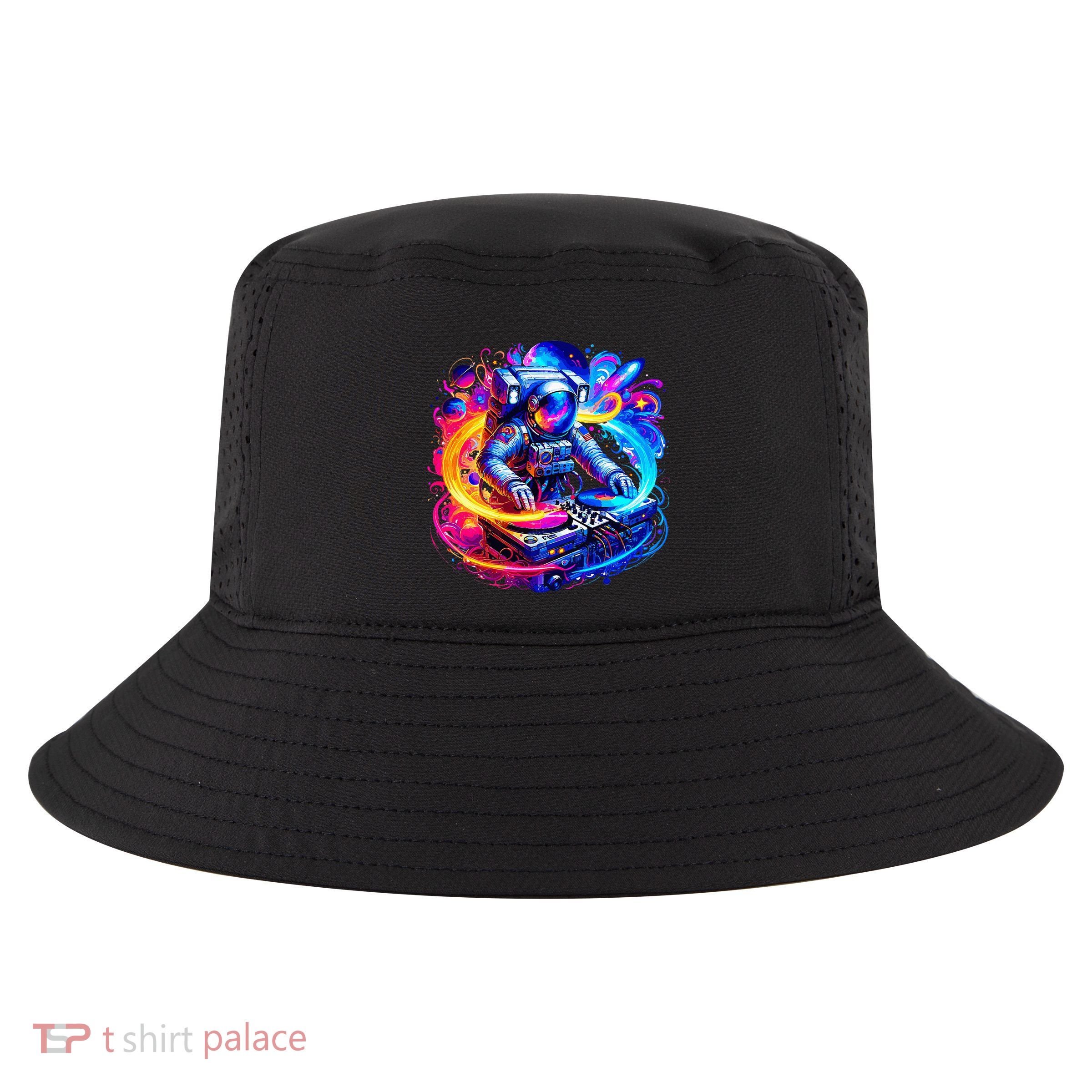 Astronaut Dj In Space Music Edm Cool Comfort Performance Bucket Hat