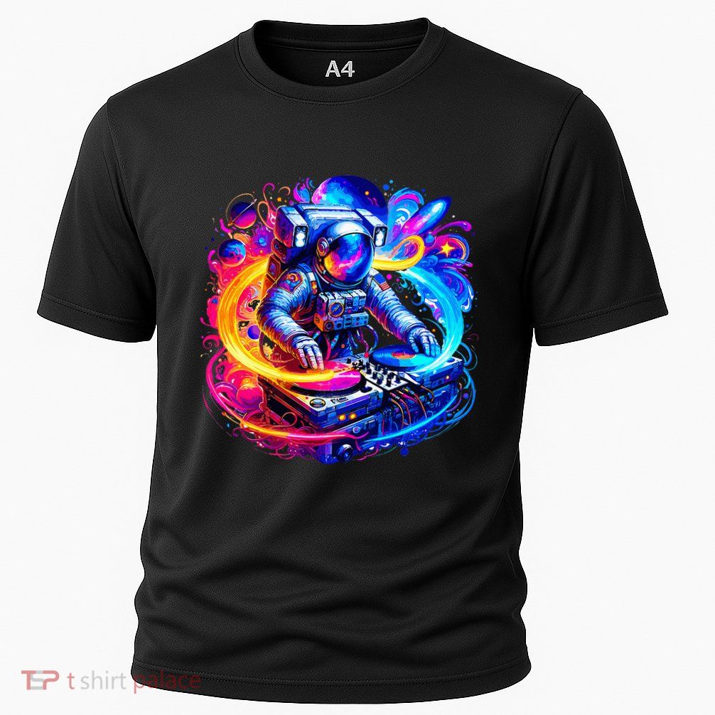 Astronaut Dj In Space Music Edm Performance Shirt