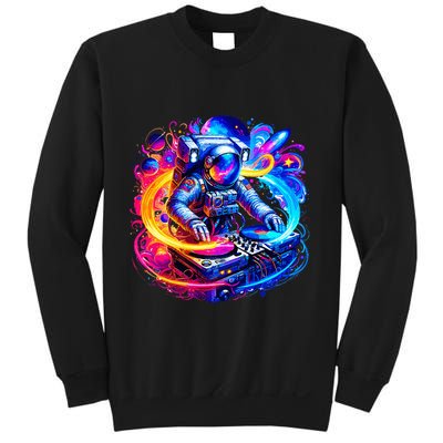 Astronaut Dj In Space Music Edm Sweatshirt