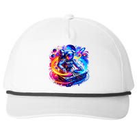 Astronaut Dj In Space Music Edm Snapback Five-Panel Rope Hat