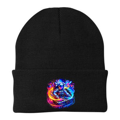 Astronaut Dj In Space Music Edm Beanie