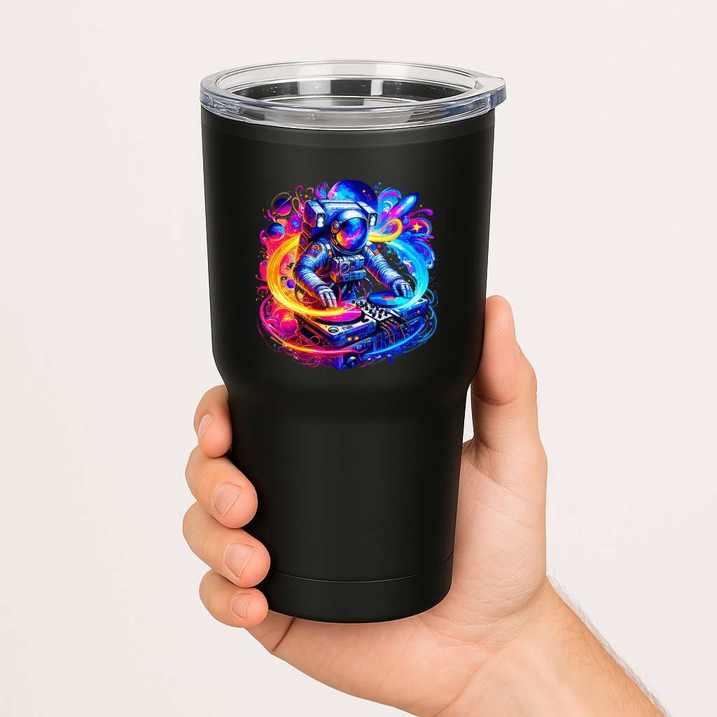 Astronaut Dj In Space Music Edm Tumbler
