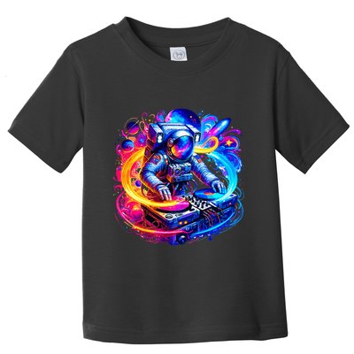 Astronaut Dj In Space Music Edm Toddler T-Shirt
