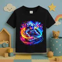 Astronaut Dj In Space Music Edm Toddler T-Shirt