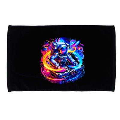 Astronaut Dj In Space Music Edm Microfiber Hand Towel